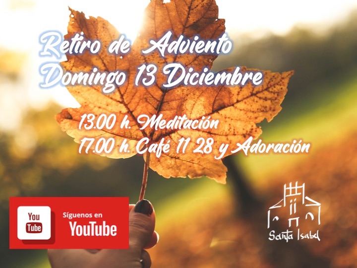 RETIRO DE ADVIENTO DOMINGO 13 DE DICIEMBRE